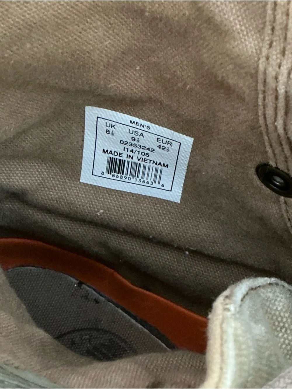 Palladium Men's Tan Canvas High-Top Boots with Brown Sole